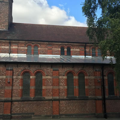 church roof in stainless steel stops lead theft